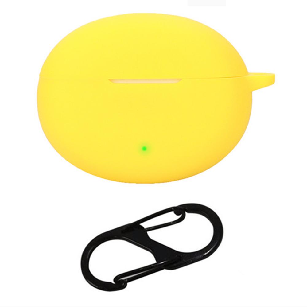 For Oppo Enco R3 Pro Case with Anti Lost Buckle Bluetooth-compatible Earbuds Silicone Protective Cover E
