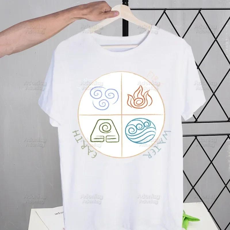 Appa YIP YIP Avatar Kreslené Tričko Pánské Retro Poslední Vládce Vzduchu Vrcholy Trička Harajuku Tričko Streetwear Hip Hop Pánská Trička