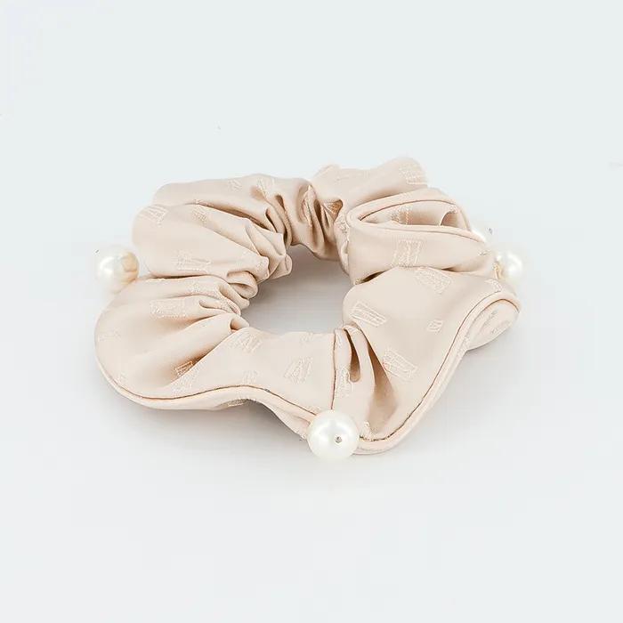 [Alexandre de Paris] Alexandra Scrunchie Beige