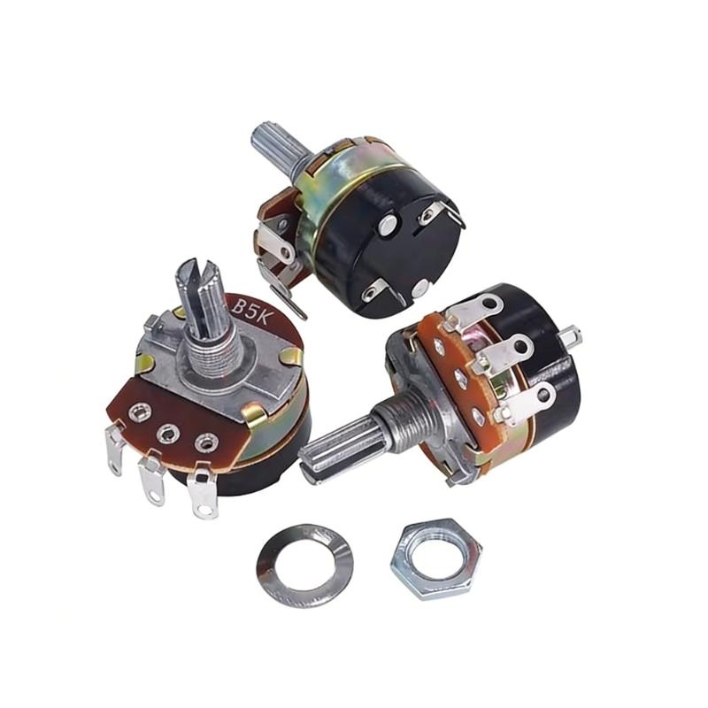Wh138-1 Adjustable Resistance Speed Regulator With Switch Potentiometer B5K/10K/20K/50K/100K/250K/500K