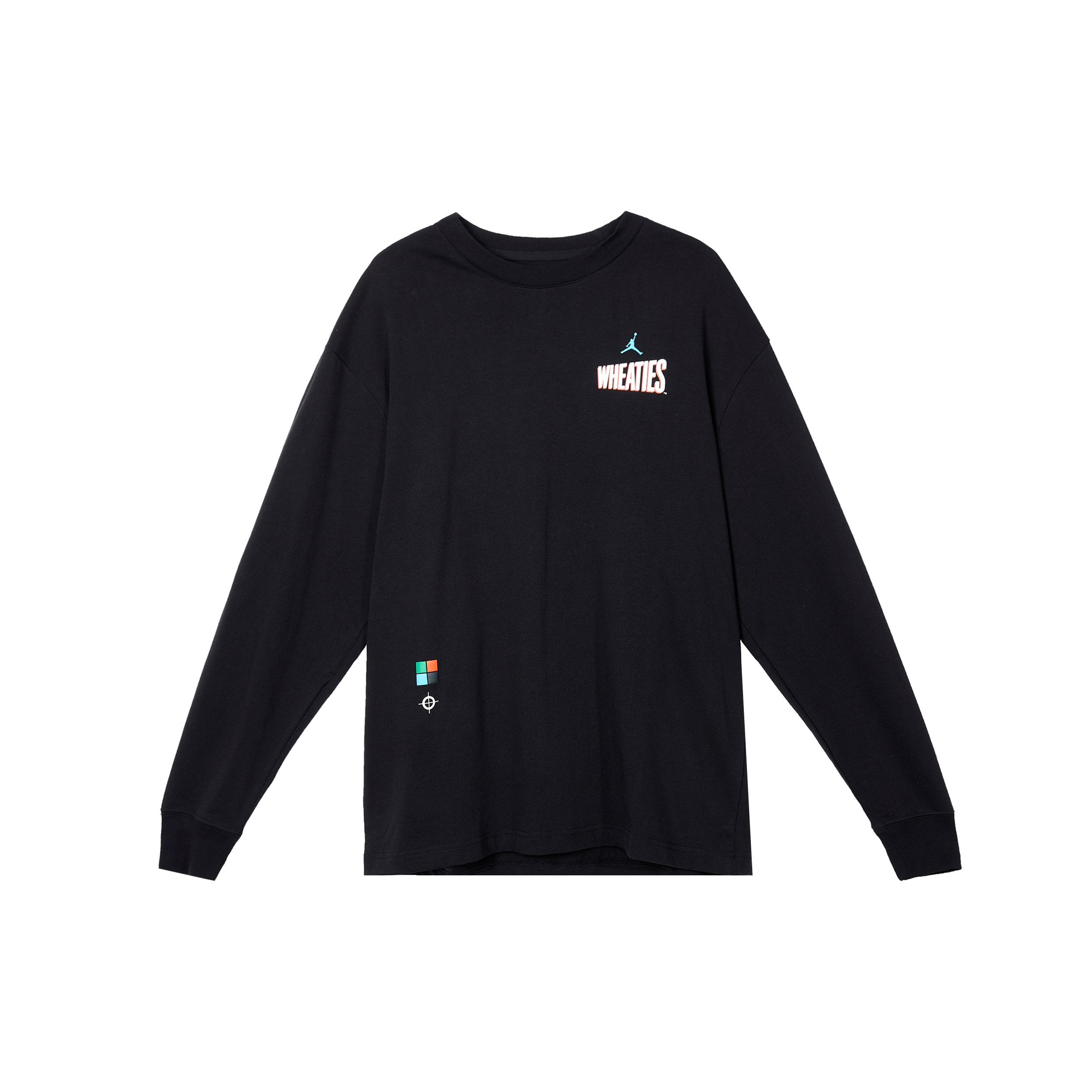 

Мужская футболка с длинными рукавами и логотипом бренда Jordan Alphabet, черный DV8429-010 XS