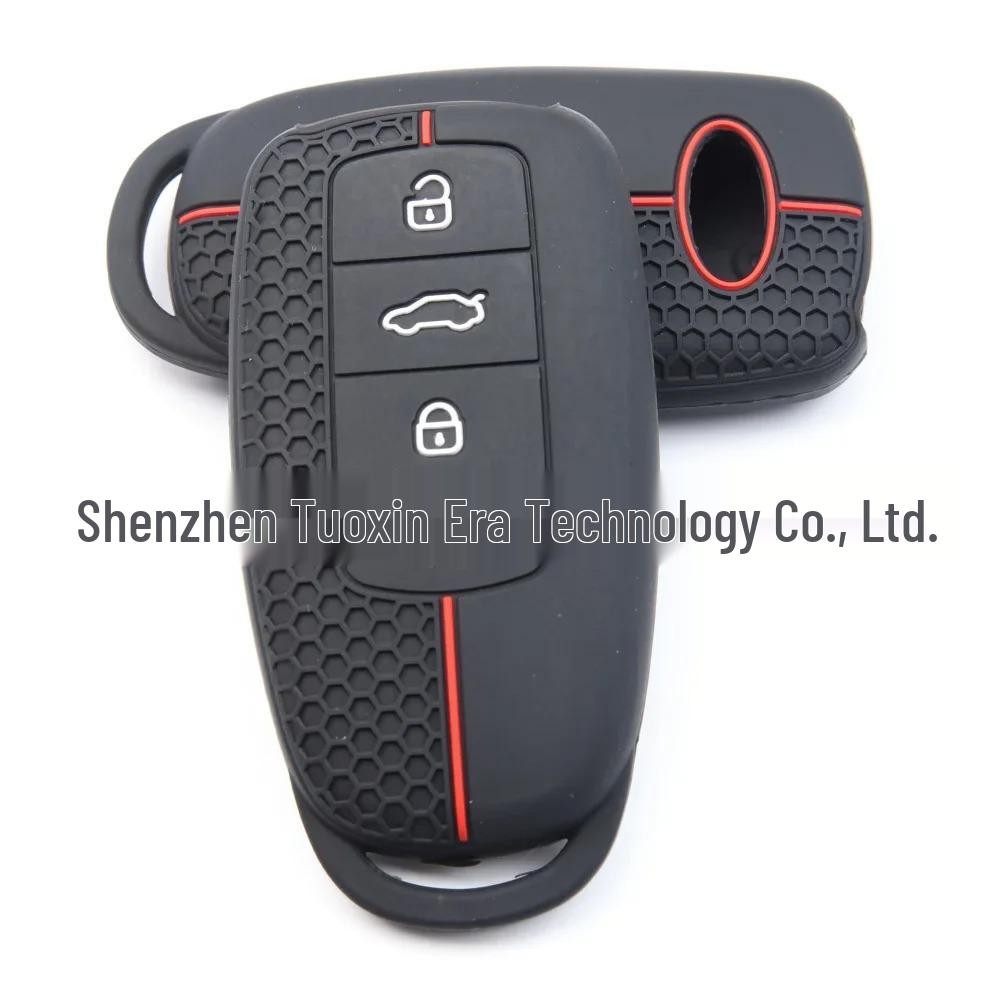 Silicone Key Cover for Chery Tiggo 8 Pro, Arrizo, Explorer, Tiggo 9 - Honeycomb Design