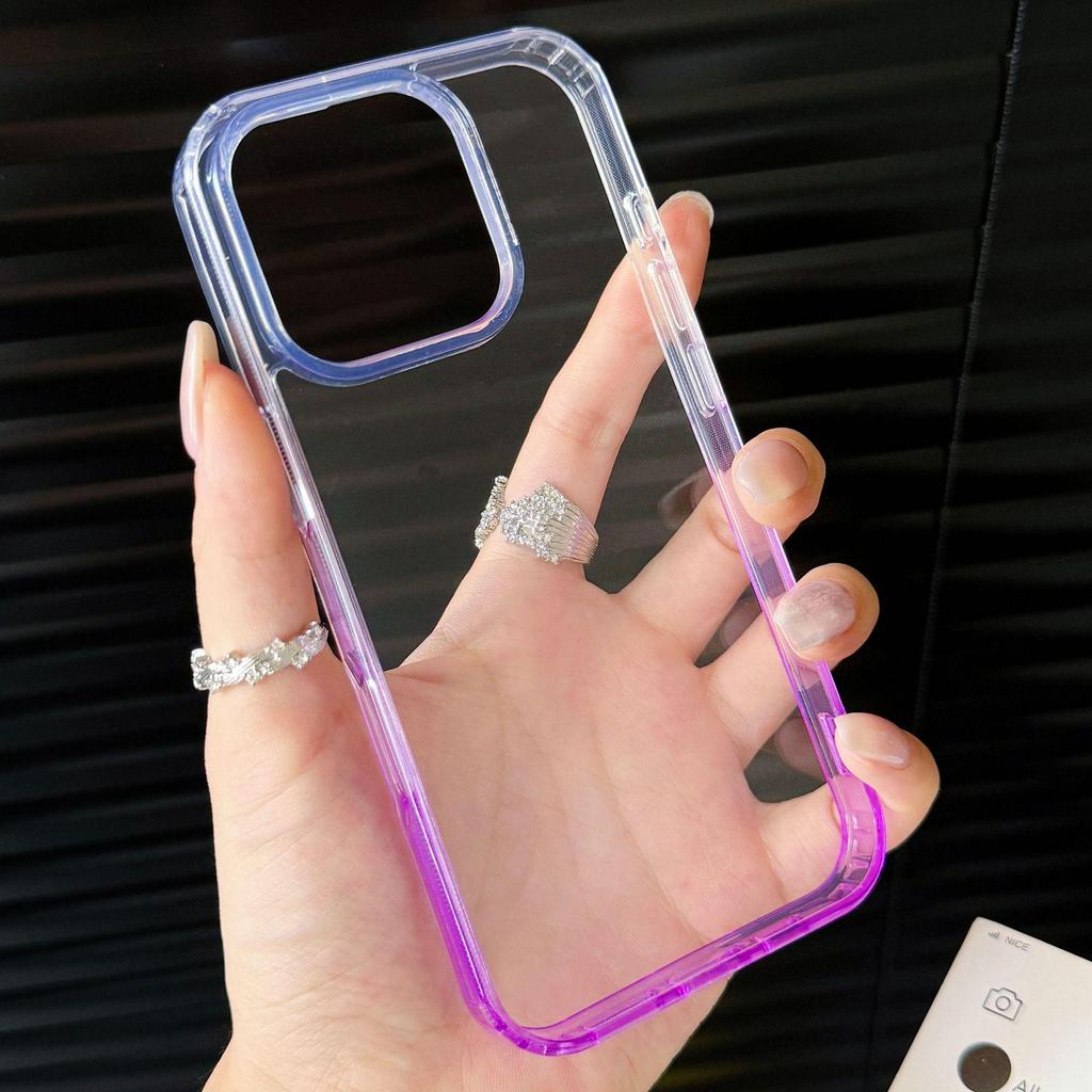 Zweifarbige Farbverlauf-Telefonhülle für Apple 16 Pro Max/14 Pro