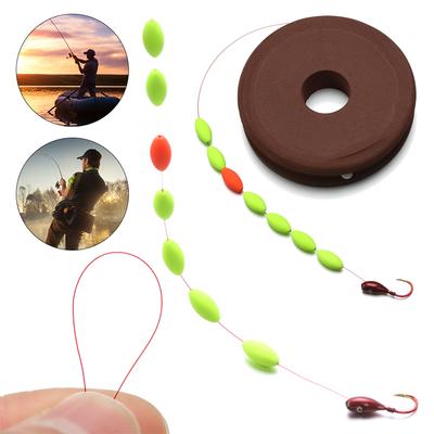 1/10/20Pcs Winter Ice Lake Head Lead Fishing Hooks Fishing Tackle Red Worm Lure Bait