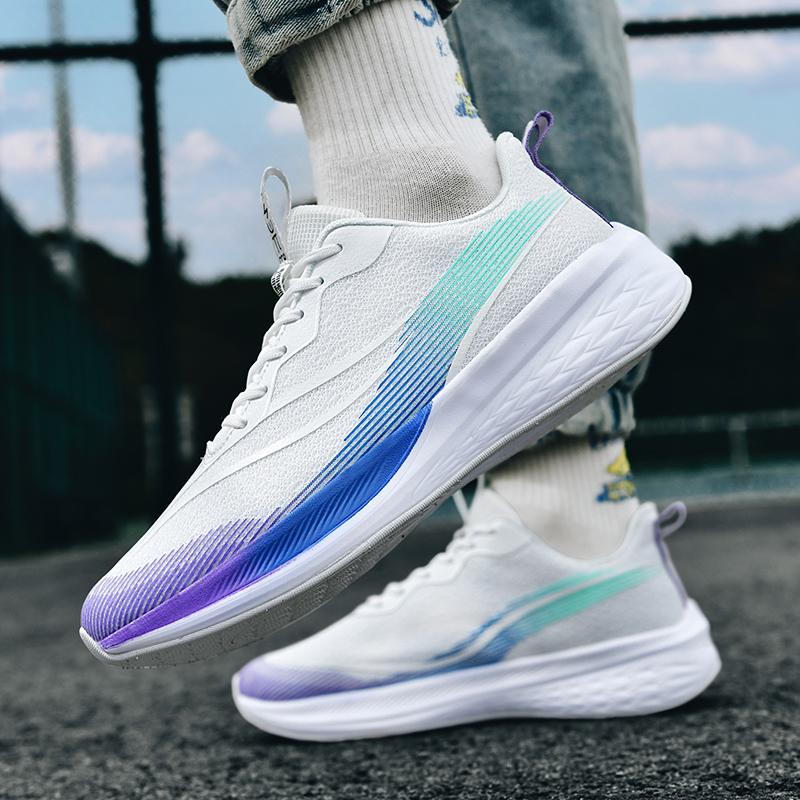 Four Seasons Men's Shoes 2026 New Breathable Mesh Thick soled Sports Shoes for Youth Versatile Casual Running Shoes