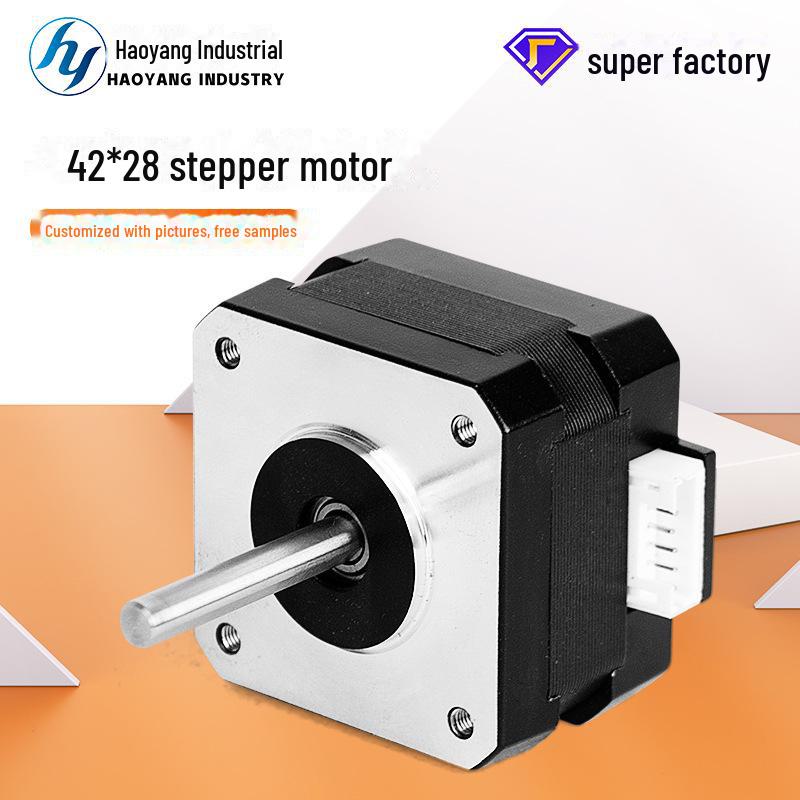 

42-кроковий гібридний мікрокроковий двигун для принтера, 12 В змінного струму 42BYG28