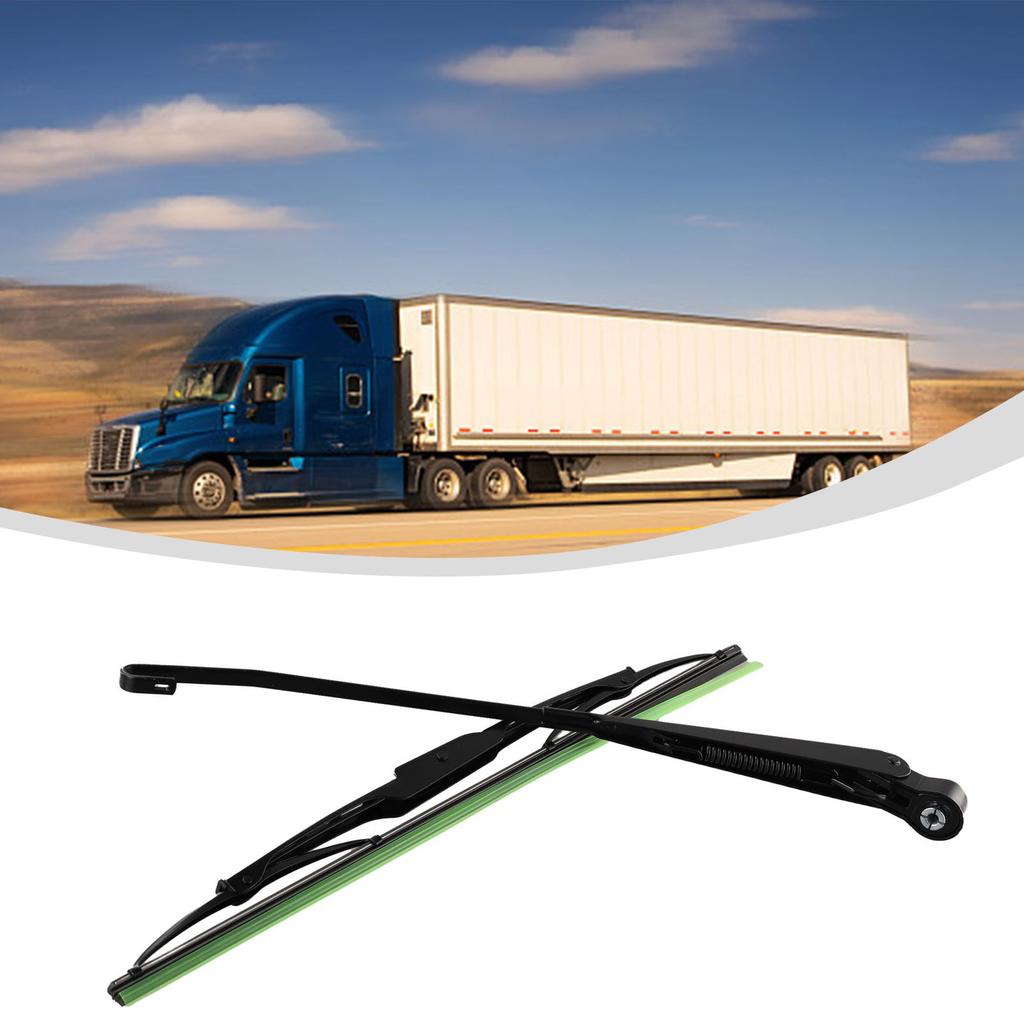 Car Accessories Windscreen Wiper Kit With 400mm Wipers 12V 400mm Blades 6 Mm Shaft Black Caravan For Fishing Boat