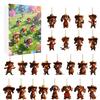 Dachshund Dog Advent Calendar 2025 24 Days Christmas Countdown Calendar with 2D Acrylic Hanging Dachshund Ornaments for Xmas Tree Decor