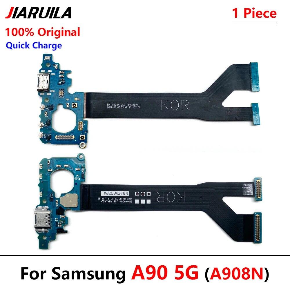 USB Port Nabíjecí Dok Konektor Nabíjecí Deska Flex Kabel Pro Samsung A10 A20 A30 A40 A50 A70 A01 Core A11 A90 5G