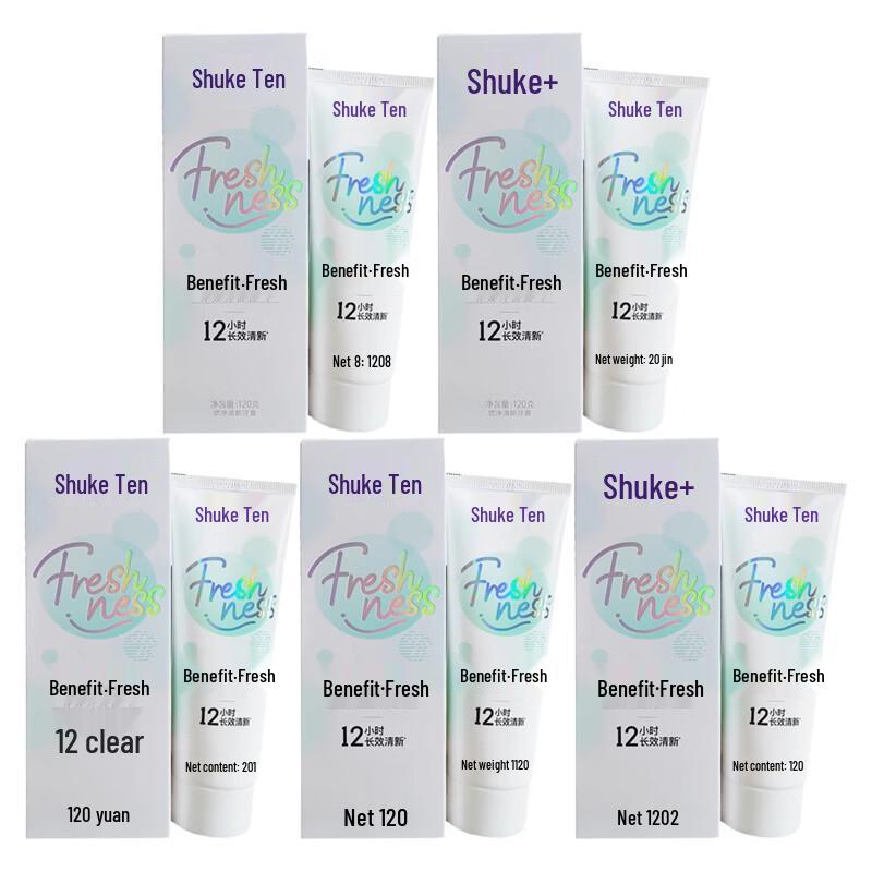 Shuke Fresh Fruit Probiotic Toothpaste 5-Pack