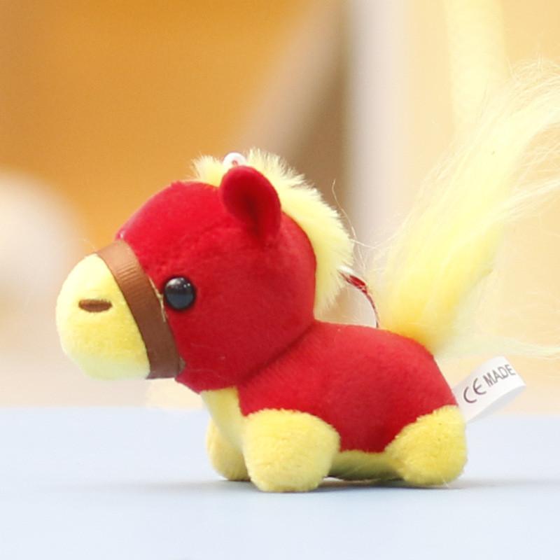 Pony Year Lucky Plush Toy With Short Velvet Fur For Kid And Collectors