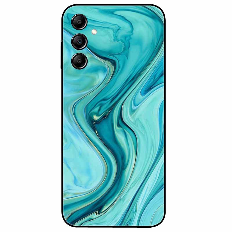 Hülle Für Samsung Galaxy A54 5G A34 A24 S23 Hülle Blume Marmor TPU Weiche Silikonhülle für GalaxyA54 A 34 Bemalte Handyhüllen