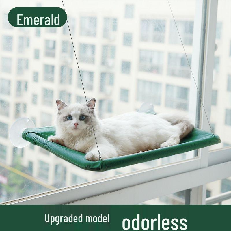 Top-Selling Suction Cup Cat Hammock: Removable & Washable - Perfect All-Season Cat Bed