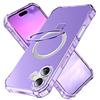 For iPhone 16 Plus Case Small Wavy Edge Compatible with MagSafe Anti-Drop PC+TPU Phone Cover