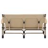 LOGOS Tradcanvas Portable Assembled Chair for 2 73173165 Beige Width x Depth x Height cm Height 28 (Approx.) 110.5 55.5 61.5 (Seat cm)