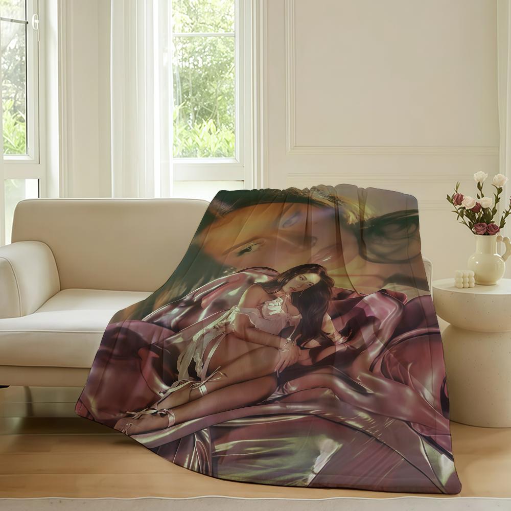 American singer Kali Uchis Blanket For Sofa Office Bed Plane Travel Sleep Read Relax Camping Soft And Warm
