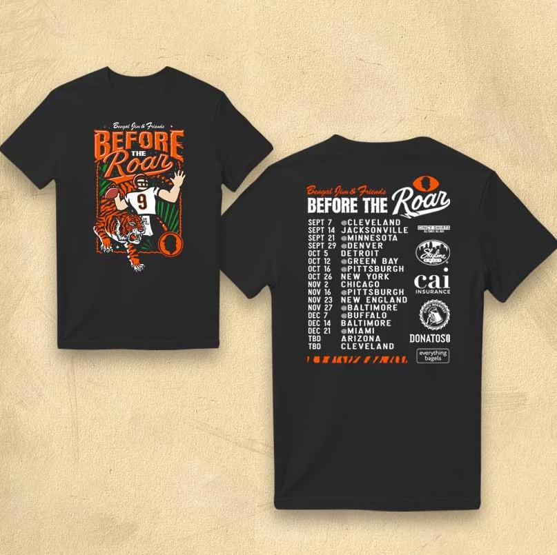 

Bengal Jim amp; Friends 2025 Schedule Official TShirt Unisex Sports Fan Event Unisex T-Shirt S