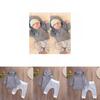 Toddler Kids Baby Boys Cozy Hooded Shirt Tops And Comfortable Pants Twopiece Outfits