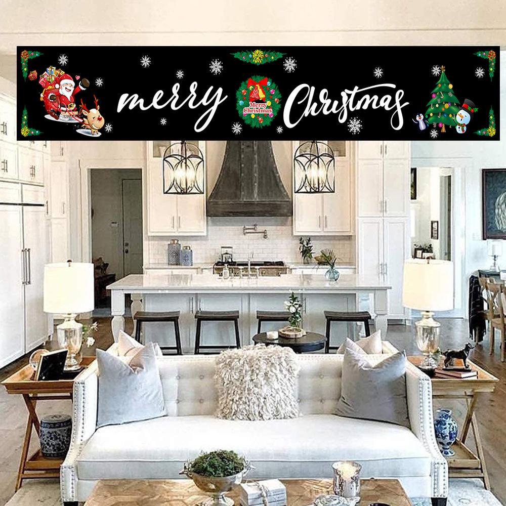Runtowo Christmas Outdoor Banner Flag ,2025 Merry Christmas Decoration for Home ,Santa Claus Xmas Ornament ,New Year 2026