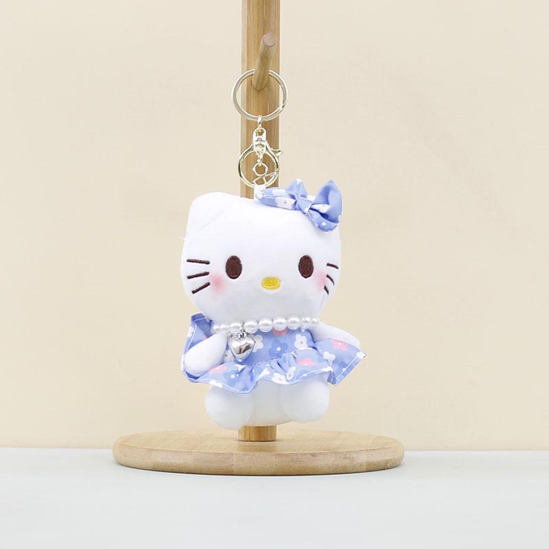 Stylish And Cozy Kt Cat Plush Keychain With Adorable Features For Cat Lovers Collectors And