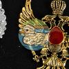 [ВЧ](HS)1 шт. Ретро Металлическая Булавка Крыло Винтажный Значок Орел Брошь Корона Булавка на Лацкан Мужской Аксессуар