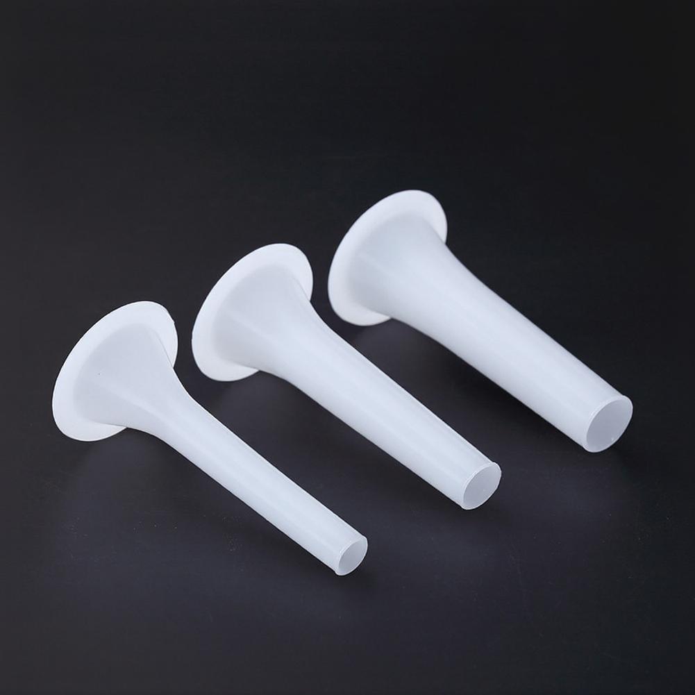 Manual Sausage Stuffer Hand Push Sausage Maker for Home Use Portable Tool with 3 Nozzles 23mm 19mm 15mm PP Stainless Steel