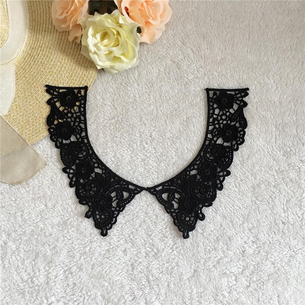 Clothing Accessories Milk Silk Hollow Lace Embroidery Diy Collar Sewing Lace Clothes Neckline Accessories Decoration