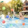 Magnetic Silicone Water Ball Reusable Refillable Water Balloon Outdoor Summer Water Activity Beach Pool Kids Family Water Fight Ball Toy