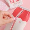 Adorable Heart Strawberry Milk Pencil Case - Japanese Style Stationery Bag