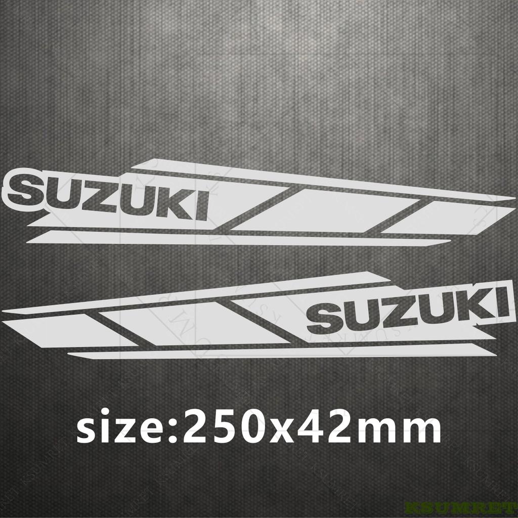 AAGJ1 Decalcomania in Vinile Adesivo Logo Suzuki Adesivi Moto Kit Riflettente per Casco