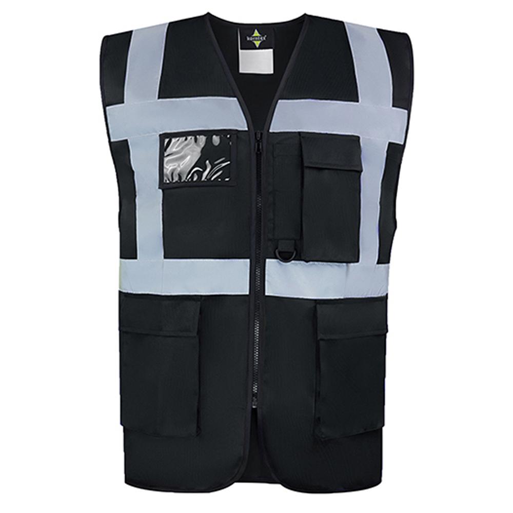 Korntex Unisex Adult CO² Neutral Hamburg Multi-Functional Hi-Vis Vest