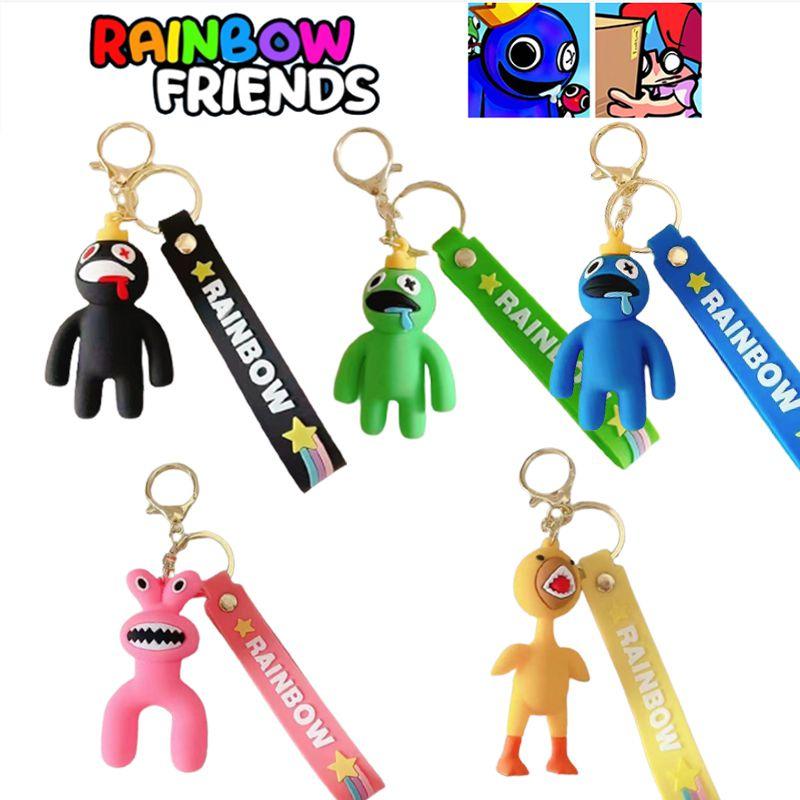 Roblox Rainbow Friends Schlüsselanhänger – Weiches Silikon Tasche Anhänger Geschenk