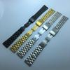 14mm 16mm 18mm 19mm 20mm 21mm 22mm 24mm 26mm Watchband Solid Stainless Steel Metal Bracelet Straps Wrist Band Belt Accessories