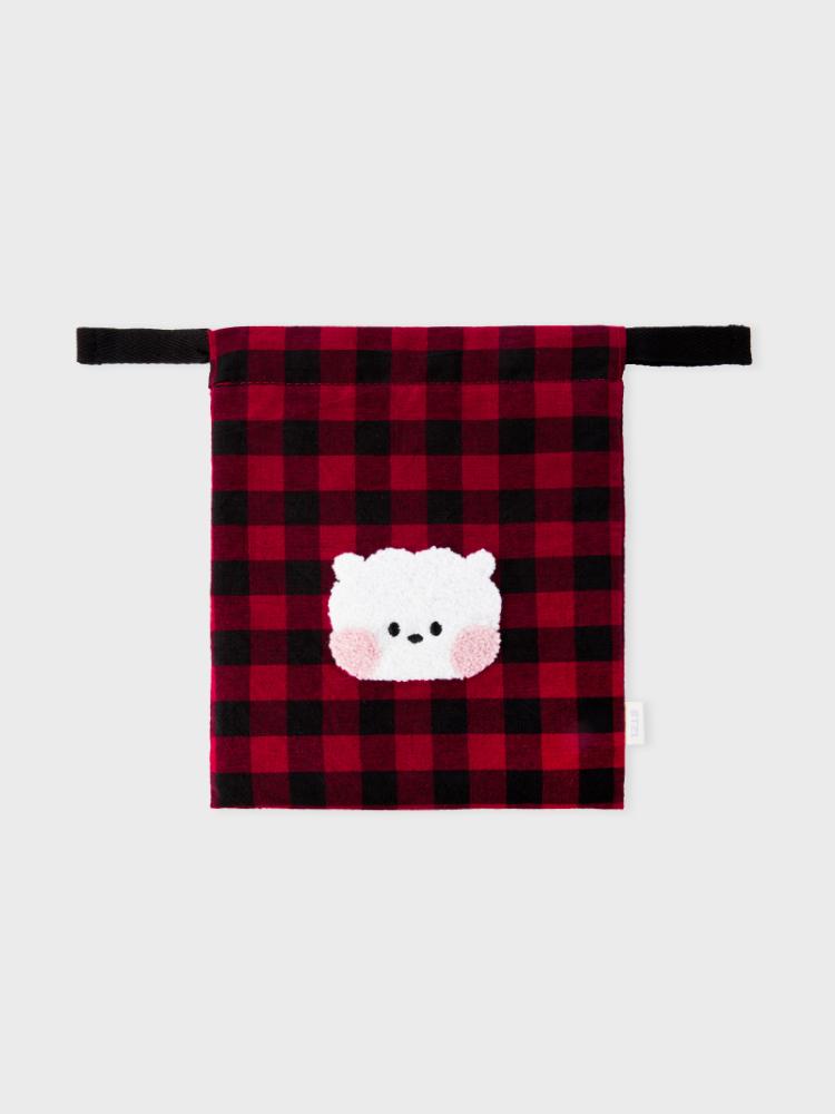 BT21 RJ MININI Basic Check String Pouch