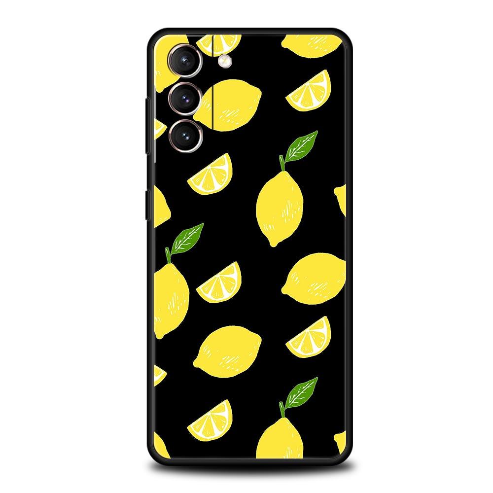 

Средиземноморский лимонный силиконовый чехол для телефона Samsung Galaxy S23 S22 S21 S20 FE Ultra 5G S10 S10E S9 S8 Plus 10 20 Чехол-бампер Samsung S22 Ultra 5G