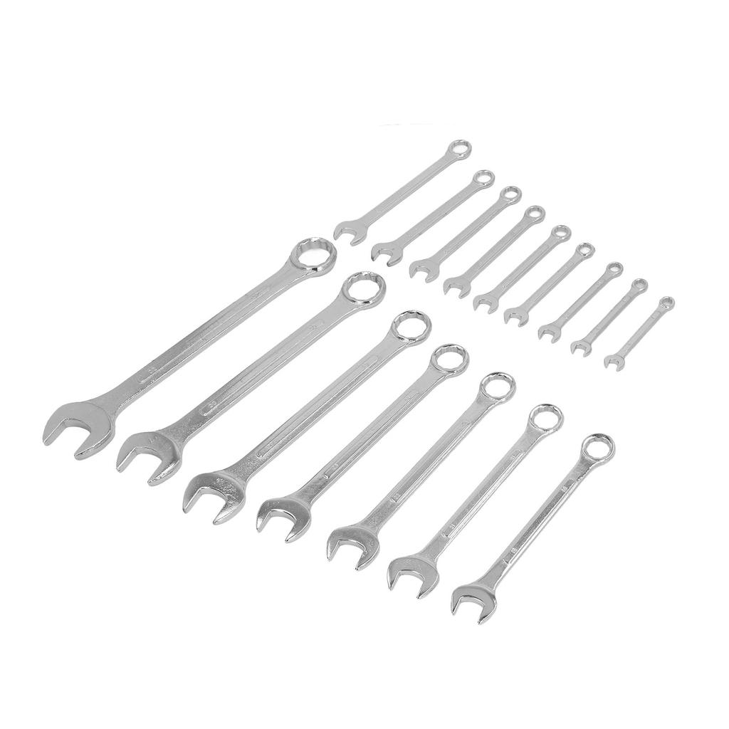 16-teiliger Kombinationsschlüssel Cr-Vanadium-Stahl Pentalobe Maulschlüssel Doppelzweckschlüssel-Satz