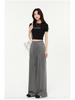 Women's Tencel Blue Wide-Leg Jeans - Summer 2026 Collection, Loose, Slimming, and Drape Fit