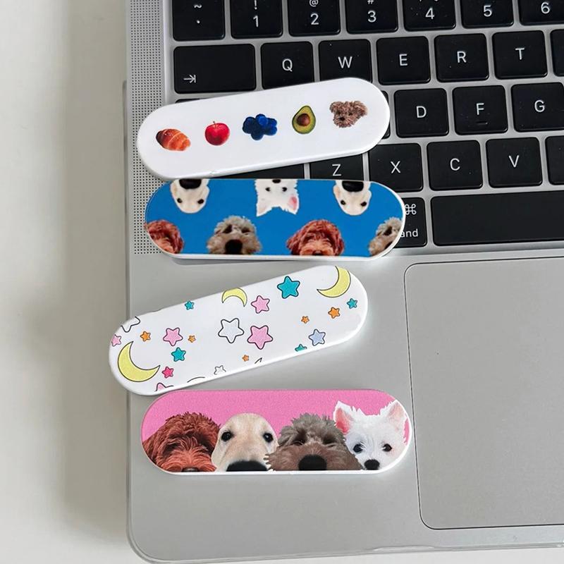 Cute Cartoon Summer Puppy Star Y2K Personalized Band-Aid Mobile Phone Holder Suitable For Mobile Phones And Mobile Phone Cases