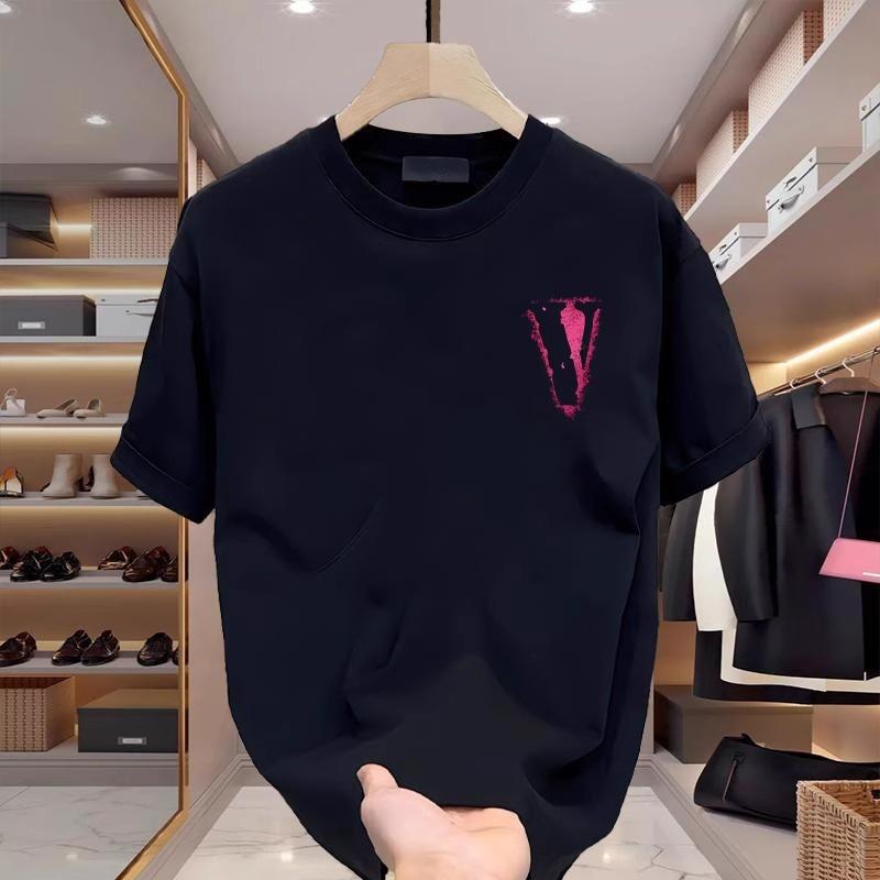 Women Men Cotton T Shirt Round Neck Short Sleeve Print Casual T-shirts