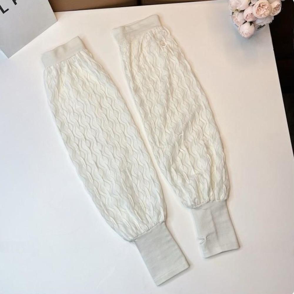 Elegant Sunscreen Arm Cover Breathable Cool Hand Sleeves Summer Ice Silk Long Sleeves  Driving