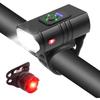 Bicycles Light Adjustable Rechargeable Waterproof Warning Road Bike Front Lamp Cycling Security Removable Equipment