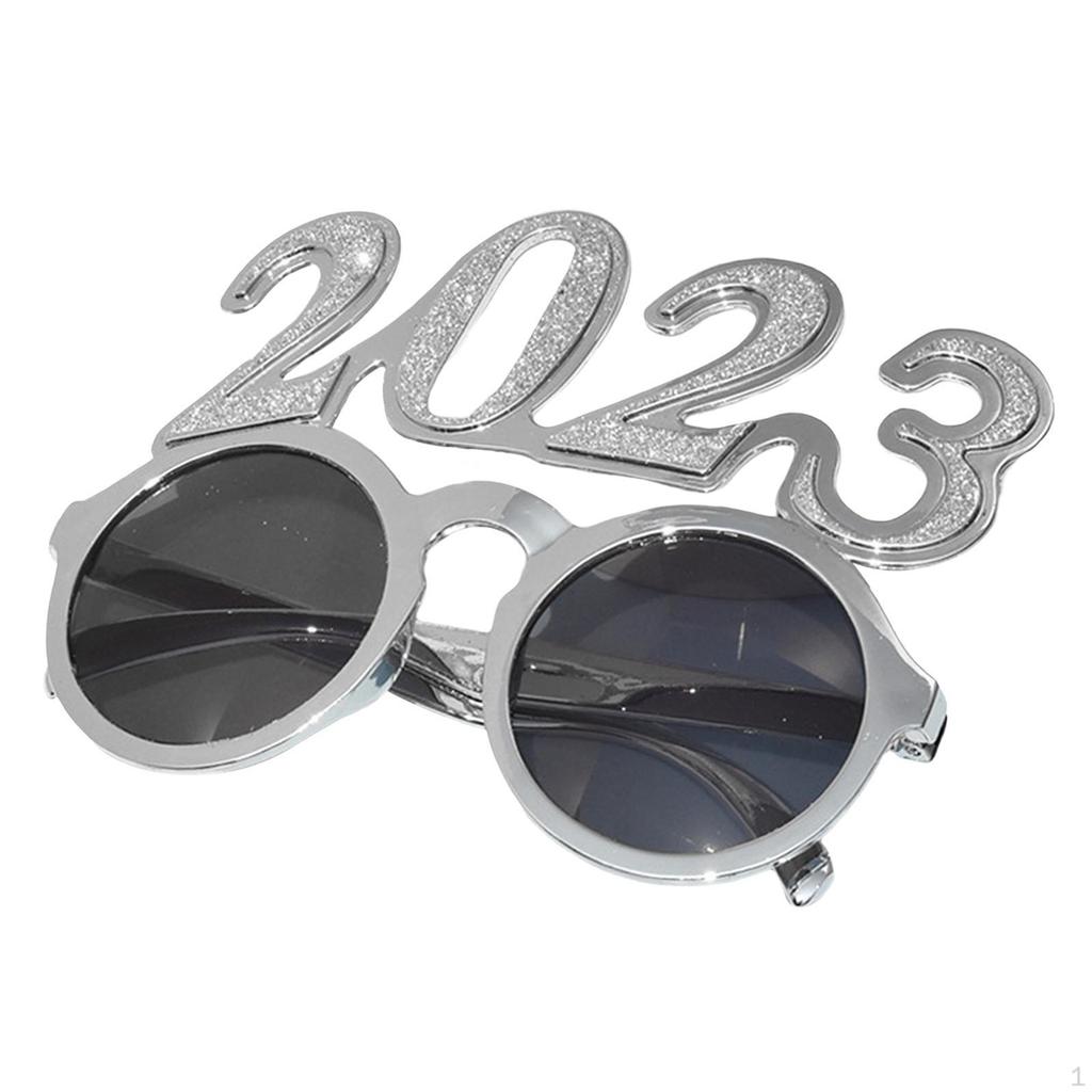 Funny Glasses,Eve Party Supplies Decorations Photo Prop,New Years Glasses for Celebration