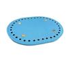 New PU leather Oval Bag Bottom With 16 holes 11.1cm*11cm Handmade Bottom Material DIY Bag Accessories Women's