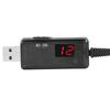 USB - DC Boost Kábel Router Feszültségemelő Konverter Kijelző 9V12V