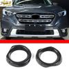 ABS Carbon Fiber Car Front Fog Light Lamp Cover Trim For Subaru Outback -24