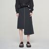 Recorde [Women] Asymmetry Linen Midi Skirt_Rqkam23558Bkx
