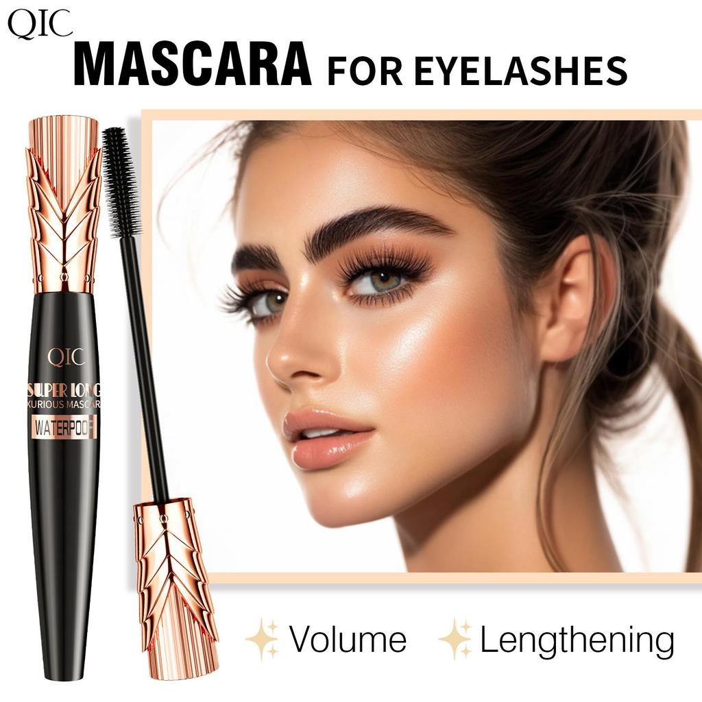 QIC mascara 5D mascara waterproof non-smudging mascara crown head mascara