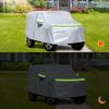 Tusamika Car Cover for Suzuki Jimny Sierra Thick and Yellow Sand Includes Elastic Windproof Suitable for All Quality Silver
