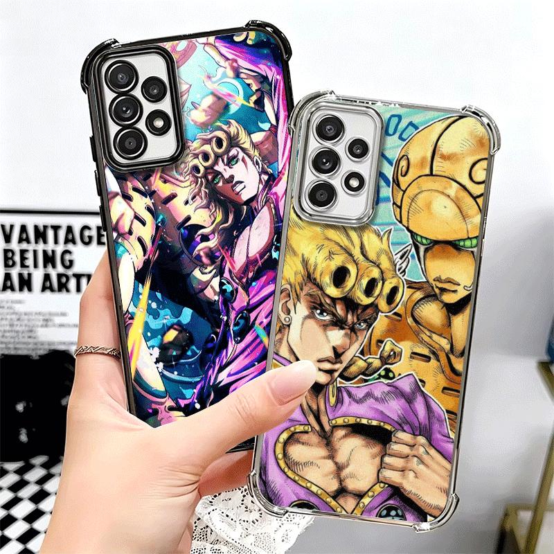 JoJo Adventure Giorno Giovanna Soft Phone Case For Samsung A17 A27 A07 A37 A57 A16 A56 A15 A55 A14 A54 A13 A53 A26 A36 A25 A35 A