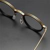 Vintage Anti Blue Light Glasses Óculos Men Luxury Round Frame Clear Lens Blue Light Blocking Men Women Metal Glasses Okulary